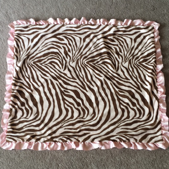 Max Daniel Baby Other Max Daniel Baby Pink Zebra Blanket Poshmark